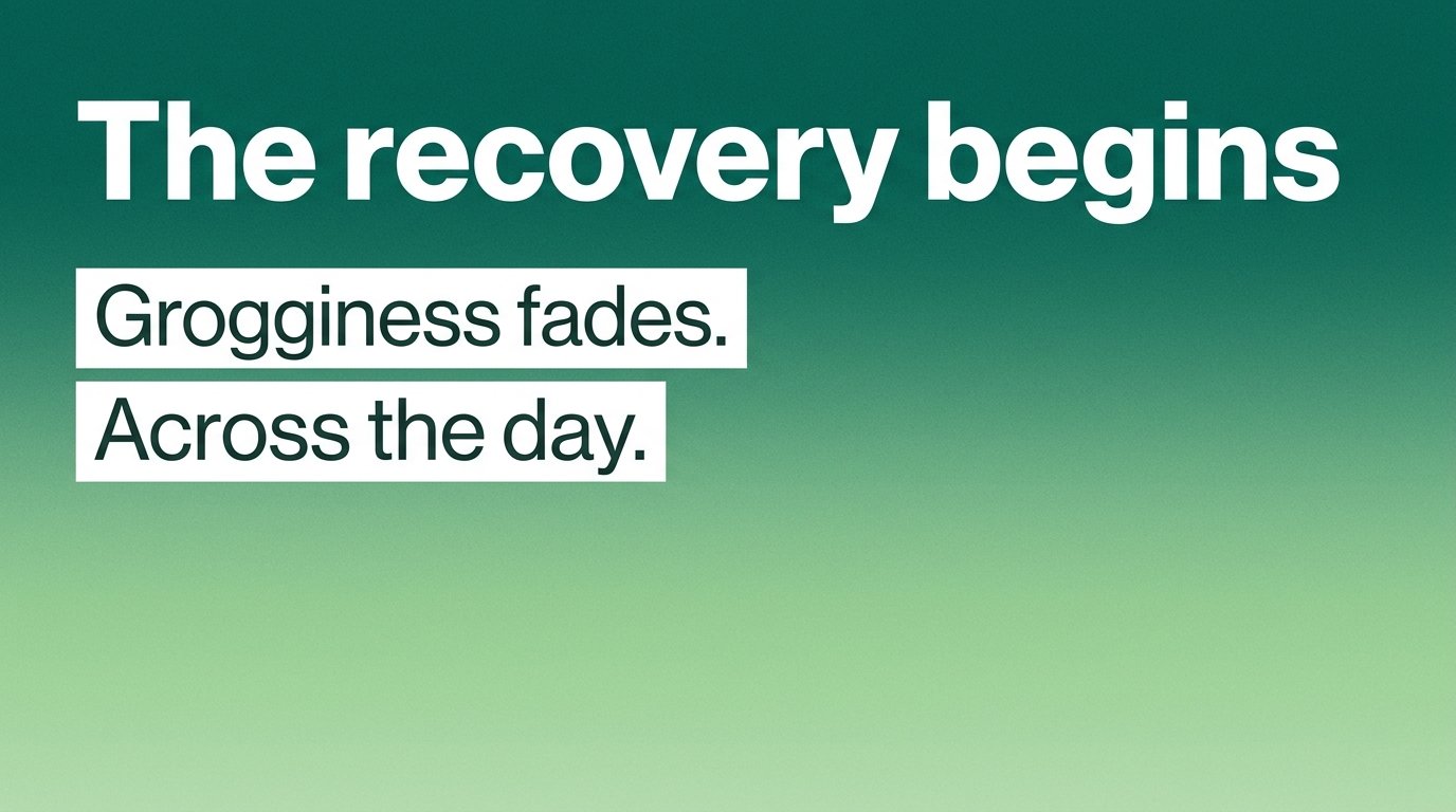 The recovery begins — variant B