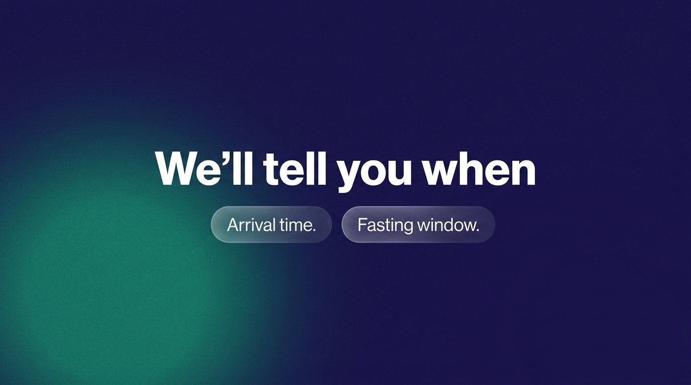 We'll tell you when — variant B