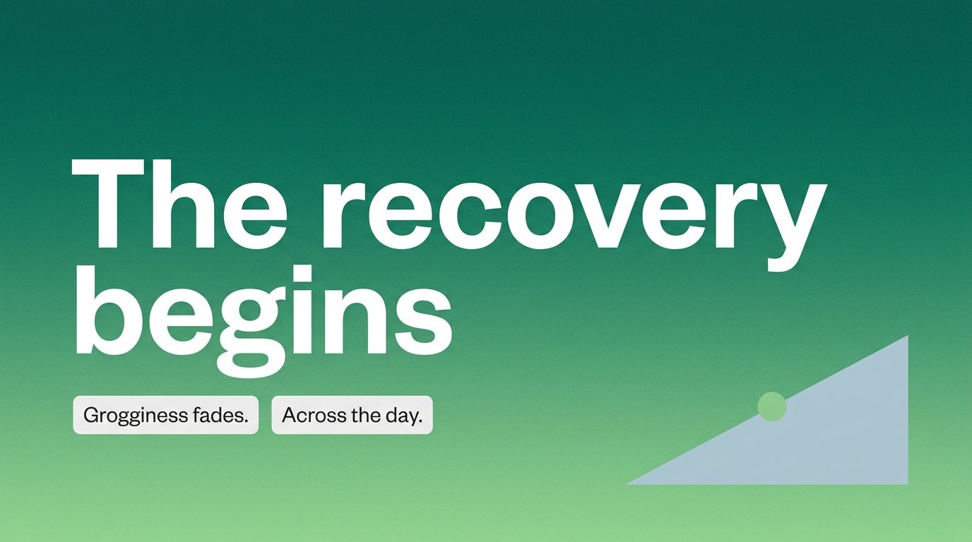 The recovery begins — variant B
