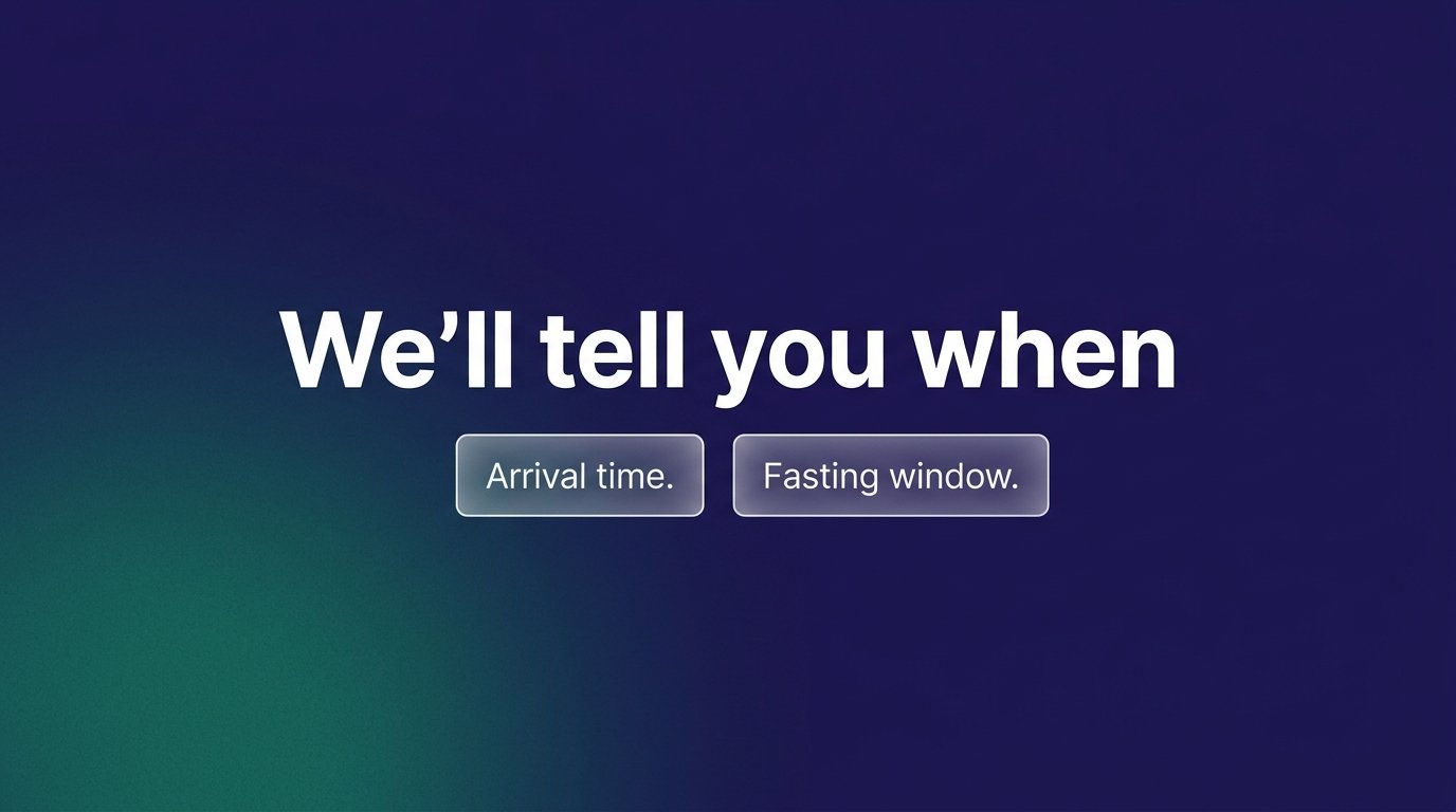 We'll tell you when — variant A